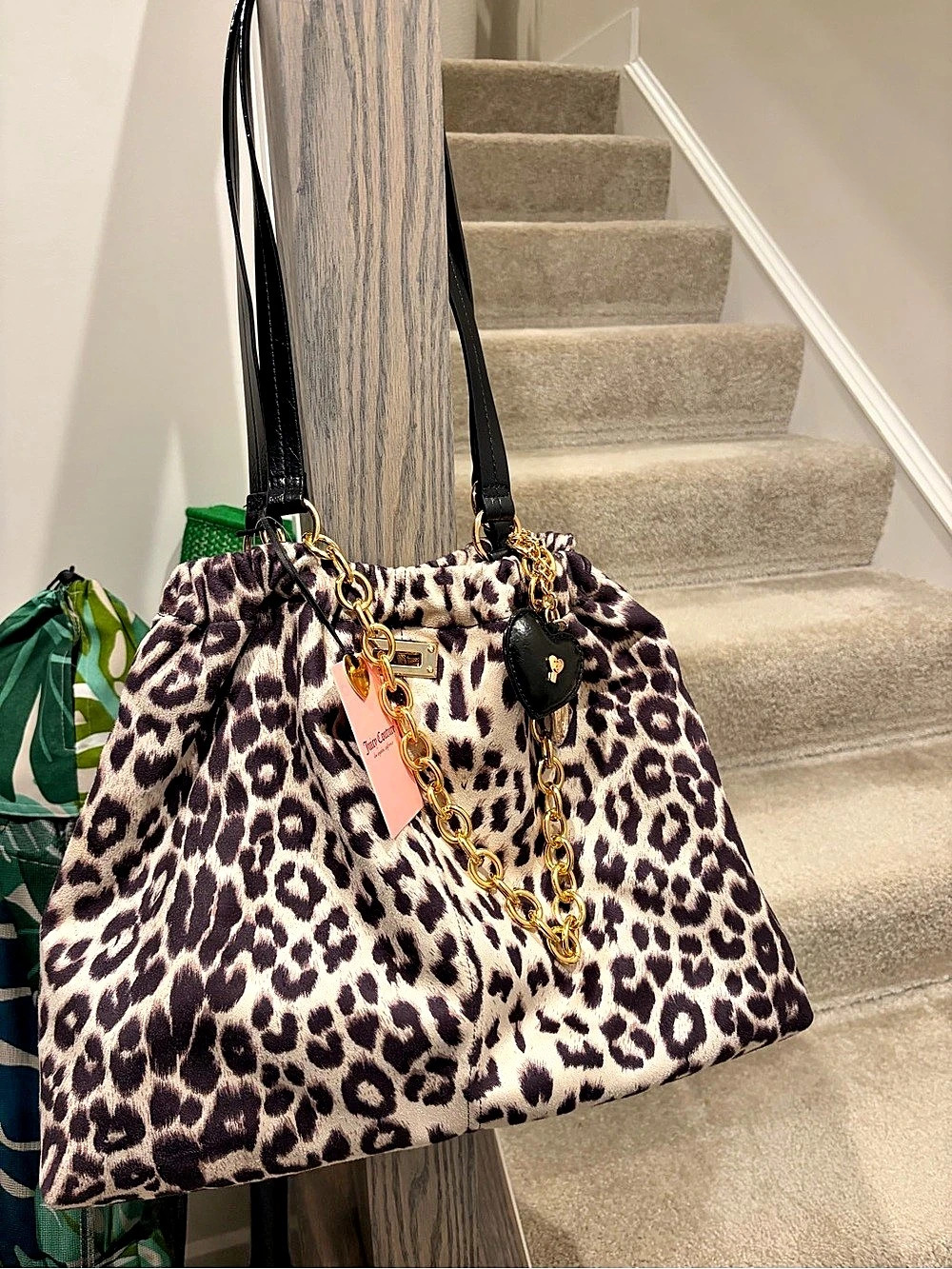 Juicy Couture Fashionable Juicy Tote Leopard Print Tote NWT